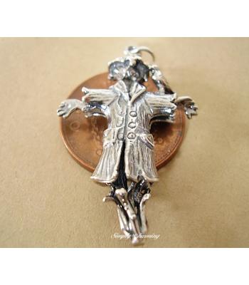 Scarecrow Sterling Silver Charm