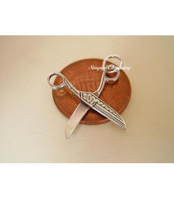 Scissors Sterling Silver Charm