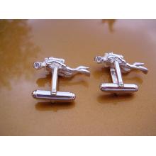 Sterling Silver Scuba Diver Cufflinks