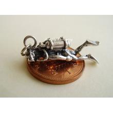 Scuba Diver Sterling Silver Charm