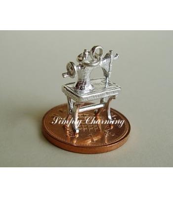 Sewing Machine Sterling Silver Charm