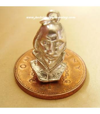 William Shakespeare Bust Sterling Silver Charm