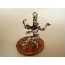 Shiva Indian God Sterling Silver Charm