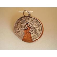 Half a Sixpence Sterling Silver charm