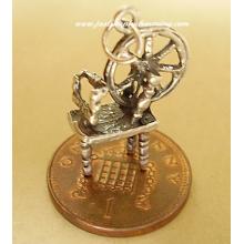 Sterling Silver Spinning Wheel Charm