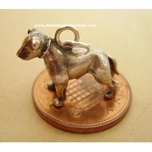 Sterling Silver Staffordshire Bull Terrier Charm