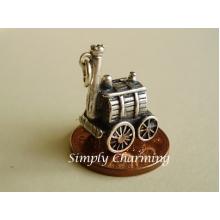 Stephensons Rocket Sterling Silver Charm