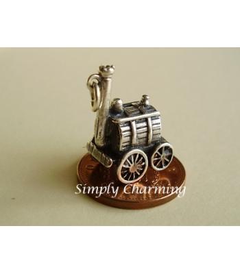 Stephensons Rocket Sterling Silver Charm