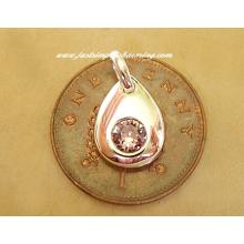 Sterling Silver Swarovski June Alexandrite Birthstone Charm