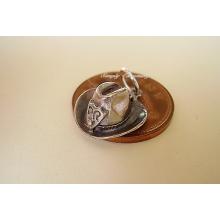 Stetson With Revolver Opening Sterling Silver Charm