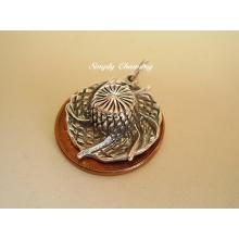 Straw Hat Sterling Silver Charm