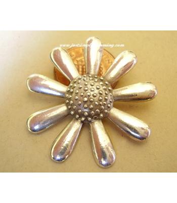 Sterling Silver Sunflower Pendant