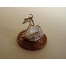 Swan Sterling Silver Charm
