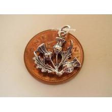 Thistle Sterling Silver Charm