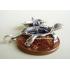 Tortoise and Hare Opening Sterling Silver Charm