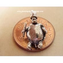 Tortoise Man Sterling Silver Charm