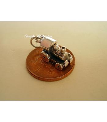 Toy Train Sterling Silver Charm