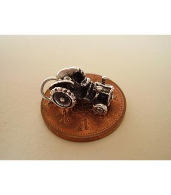 Tractor Sterling Silver Charm
