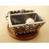 Large Treasure Chest with Pearl Opening Silver Charm