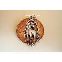 Unicorn Sterling Silver Charm Pendant