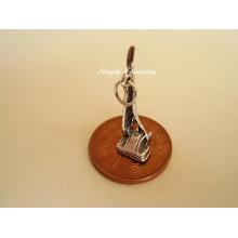 Vacuum Cleaner Sterling Silver Charm