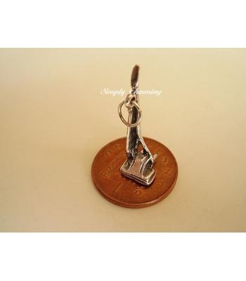 Vacuum Cleaner Sterling Silver Charm