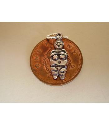 Venus of Willendorf Fertility Sterling Silver Charm
