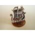 Viking Ship Longboat Sterling Silver Charm