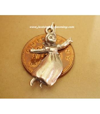 Sterling Silver Wendy From Peter Pan Charm