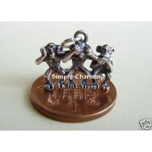 Wise Monkeys Sterling Silver Charm