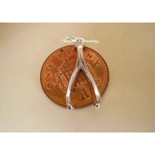 Wishbone Sterling Silver Charm