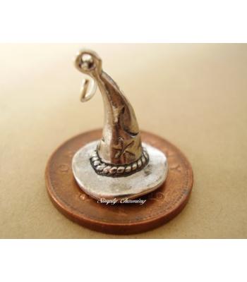 Witches Hat Sterling Silver Charm