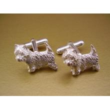 Large West Highland Terrier Dog Cufflinks