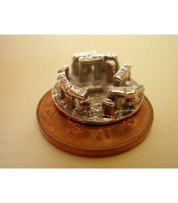 Stonehenge 18mm Sterling Silver Charm