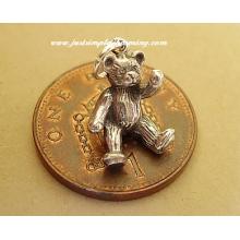 Teddy Bear Sterling Silver Charm