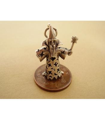 Wizard Sterling Silver Charm